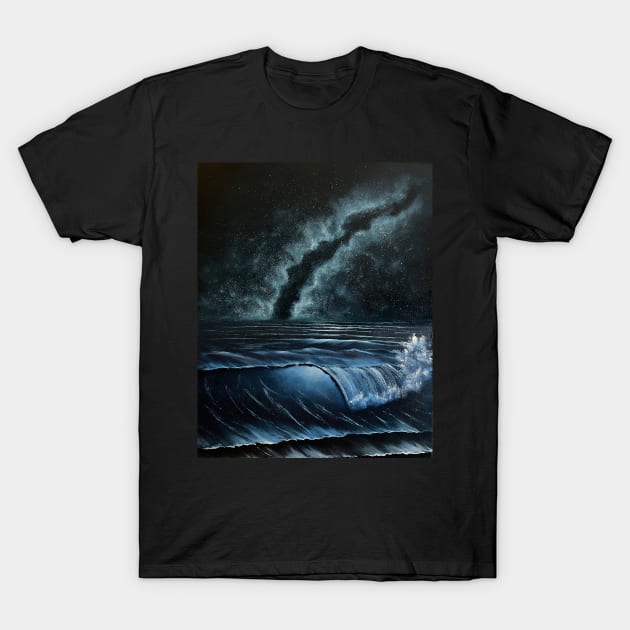 Galaxy Seascpae T-Shirt by J&S mason